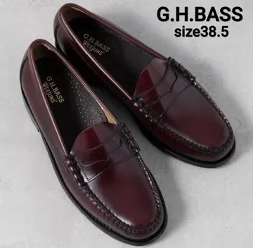 G.H.BASS 치 WEEJUNS 코인 로퍼 와인