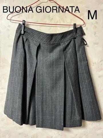 새상품급 BUONA GIORNATA 보나조르나타 플리츠 스커트 M