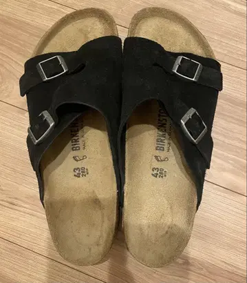 버켄스탁 BIRKENSTOCK 취리히 샌들 블랙