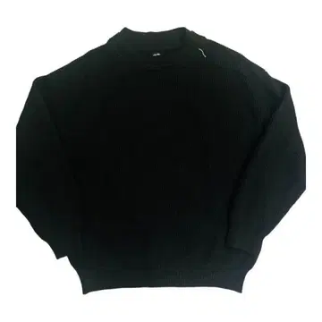 LES SIX 23AW Double Rib Sweater Black