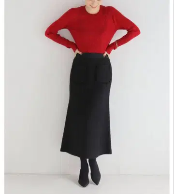 이에나 머메이드 트위드 스커트