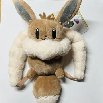 포켓몬 버튼의 이브이 백팩형 파우치 새상품 봉제 인형