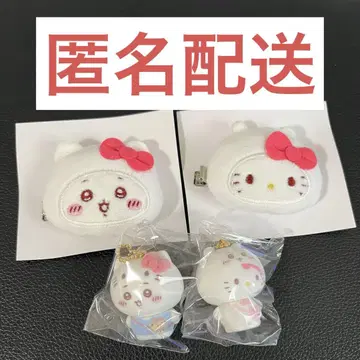치이카와 (먼작귀) x 산리오 시크릿 플로키 마스코트 참 헤어 클립