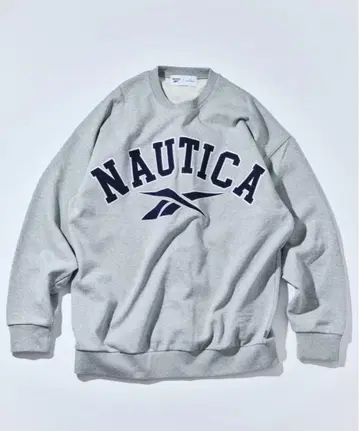 NAUTICA x Reebok 그레이 맨투맨