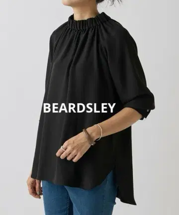 BEARDSLEY 비어즐리 넥 개더 블라우스