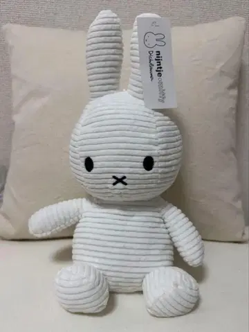 미피 코듀로이 봉제 인형 약 30cm [새상품급]