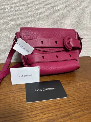 J&M DAVIDSON 데이비슨 벨트 백 가죽 숄더