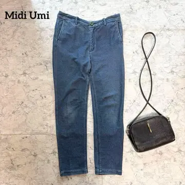 [ Midi Umi ] 미디우미 데님 조 티셔츠 팬츠 스트레치 편안함