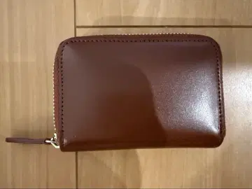 브라운 가죽 코인 케이스 MURA 지갑 카드 케이스