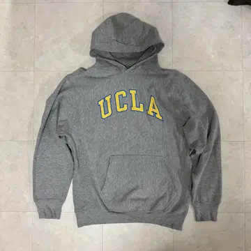 UCLA 후드 부착 후드티 그레이