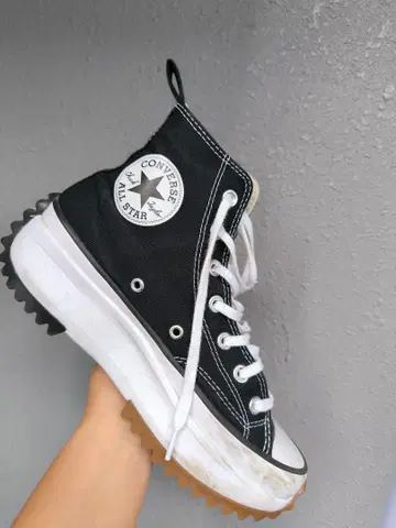 한국 CONVERSE 컨버스 통굽 24cm 블랙 직영점 구매품