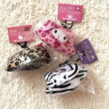 버킷햇 키링 쿠로미 제브라 키티 레오파드 무늬 마이멜로디