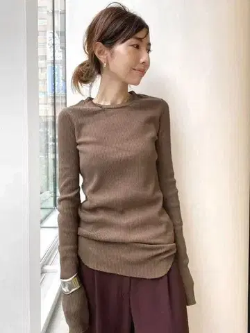 라빠르망 GOOD GRIEF RIB L/S TOP 리브 티셔츠