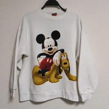 미키마우스 플루토 맨투맨 L 사이즈