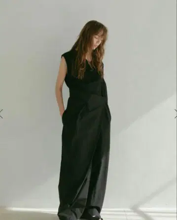 ETRE TOKYO 원숄더 랩 와이드 팬츠 M 사이즈