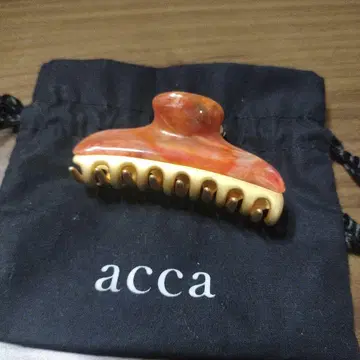 acca 오렌지 계열 헤어 클립