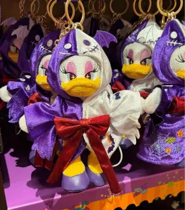 상하이 디즈니 할로윈 데이지 봉제 인형 키체인