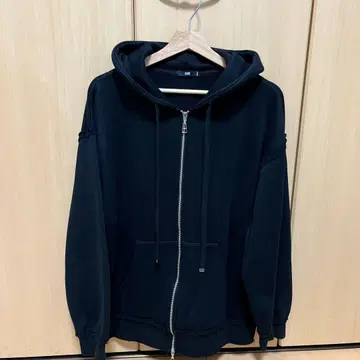 HARE 더블 지퍼 후드티