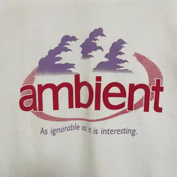 [ 레어 ] ambient T셔츠 에이펙스 트윈 브라이언 이노