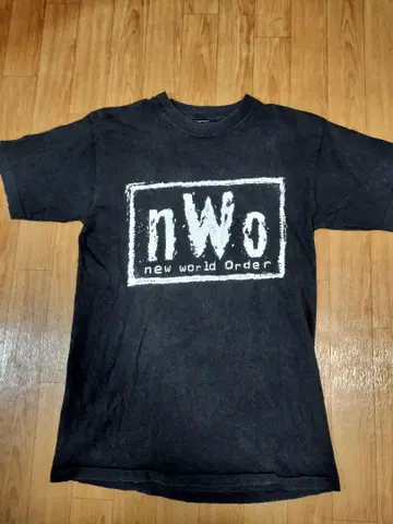 90s NWO 뉴 월드 오더 빈티지 싱글 스티치 T셔츠