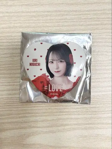 이코럽 노구치 이오리 특별히, 하트형 캔뱃지