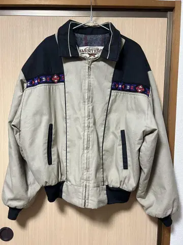 WESTERN FRONTIER 점퍼 XL/EG 베이지 블랙