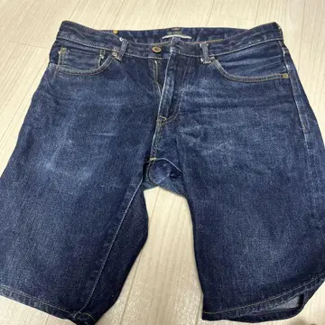 재팬 블루 진스 다크 블루 숏팬츠