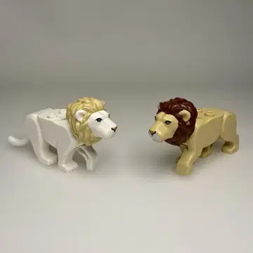 [ LEGO 정품 ] 수컷 사자 화이트 탄 2세트