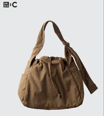 UNIQLOC 소프트 퍼피 숄더백 브라운