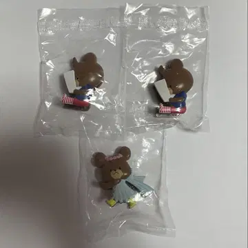 곰 캐릭터 3체 세트