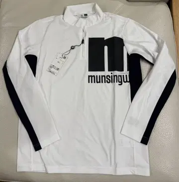 munsingwear 긴팔 셔츠 화이트/블랙
