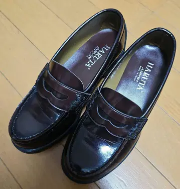 HARUTA 여성용 다크 브라운 로퍼 4505/22.5cm