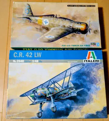 1/48 FIAT G.50 & C.R. 42 2기 세트
