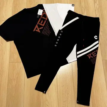 새상품 CRONOS 크로노스 셋업 조거 팬츠 T셔츠 M