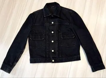 빈티지 90s A.P.C. 데님 자켓 S 블랙 일본제
