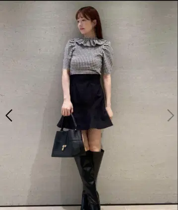 SNIDEL 헤임플레아스카 숏 팬츠