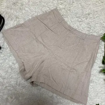 새상품급 랄프 로렌 숏팬츠 베이지 린넨 코튼 M 사이즈 상당