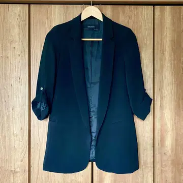 ZARA BASIC 롤업 테일러드 자켓