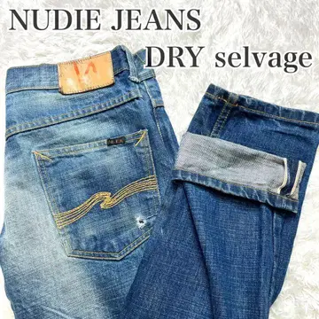 새상품급 nudie jeans 빈티지 Dry W32 셀비치