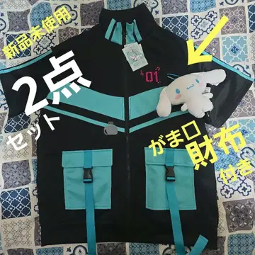 아베일 하츠네 미쿠 & 시나모롤 자켓 & 가마구치 파우치 포함