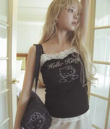 PELLICULE 페리큐어 키티 퀼팅 백