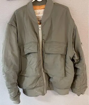 SeaRoomlynn 오버 사이즈 BIG 포켓 MA-1 블루종