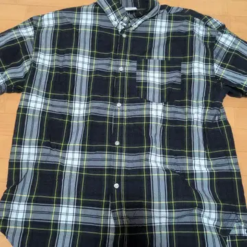Canterbury 체크 무늬 반팔 셔츠 XL