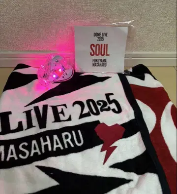 후쿠야마 마사히로 SOUL DOME LIVE 2025 라이트 뱅글 타월