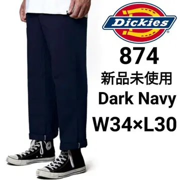 새상품 디키즈 874 워크 팬츠 W34 x L30 다크 네이비 DN