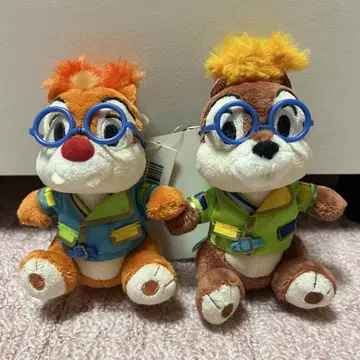 [택 포함] 칩과 데일 인형 배지