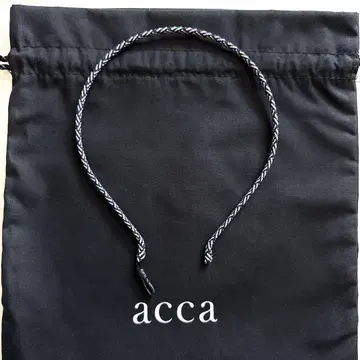 [ 미사용급 ] acca 아카 머리띠 헤어 액세서리 뜨개질 디자인