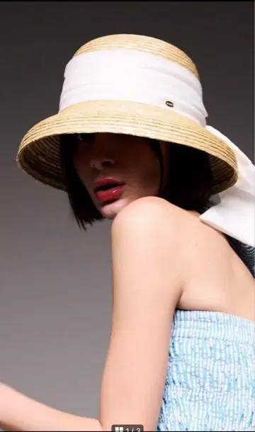 JENNE 코튼 빅 리본 카사블랑카 화이트