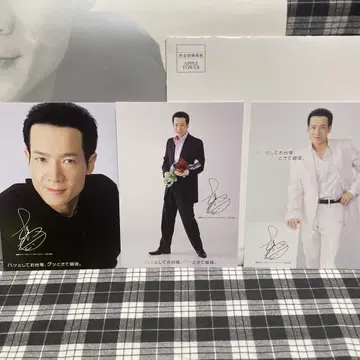 다하라 토시히코 엽서 3장 & 종이 봉투 1개 Appletower