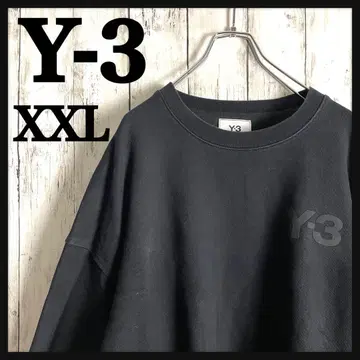 [ 초 오버 사이즈 ] 와이 쓰리 원 포인트 프린트 로고 맨투맨 2XL